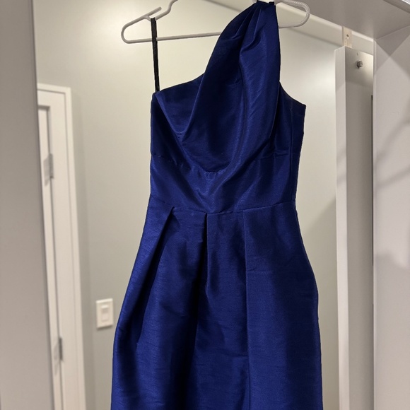Alfred Sung, Blue, Size 4, One shoulder cocktail dress - Picture 1 of 3